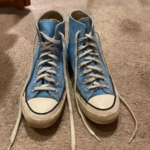 Converse Sky Blue High Top Sneakers Size 9